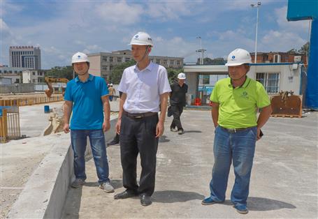 何勇率隊(duì)到項(xiàng)目開展2022年第二季度安全生產(chǎn)質(zhì)量綜合大檢查