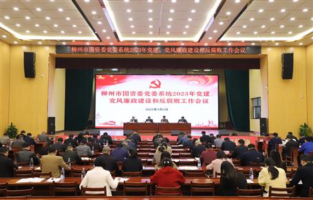 柳州市國資委黨委系列會(huì)議在冶建公司禮堂召開