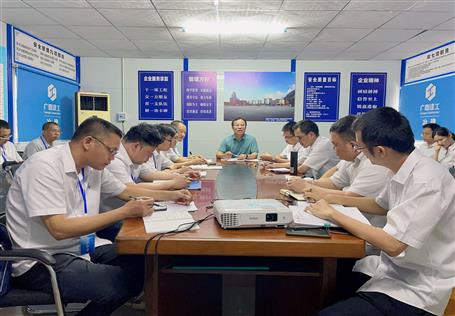 廖立波到第七分公司項目開展2023年第二季度安全生產(chǎn)質量綜合大檢查暨“圍墻內圍墻外”和“以包代管”專項檢查